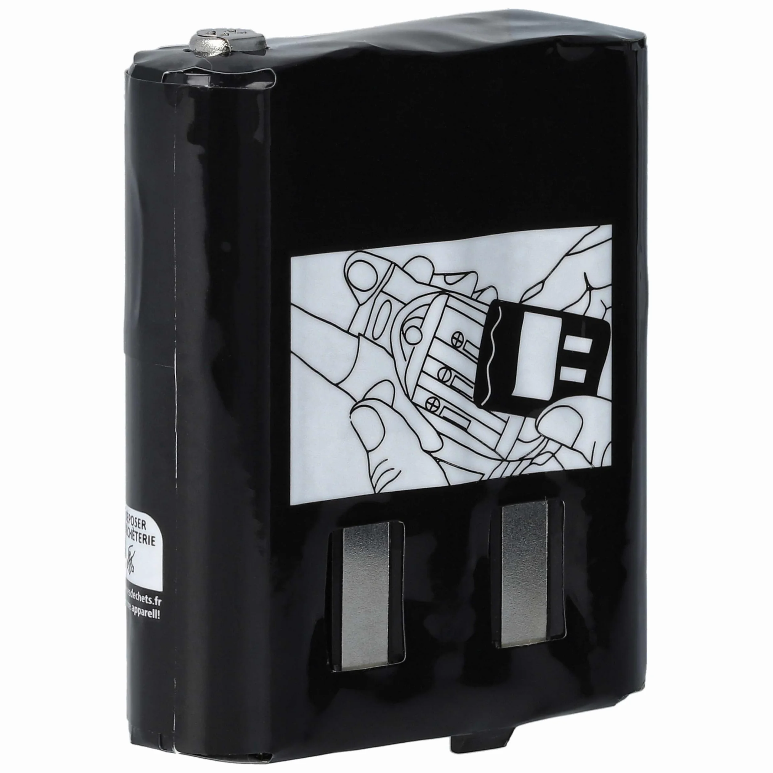 vhbw 5X batería Compatible con Motorola Talkabout T9680, T9680RSAME, T62 Radio (1500 mAh, 3,6 V, NiMH)