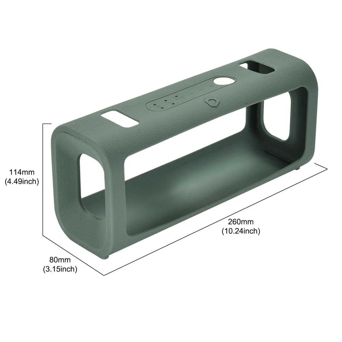 Silicona Funda Protectora para Sony ULT Field 3 Altavoz (Verde)