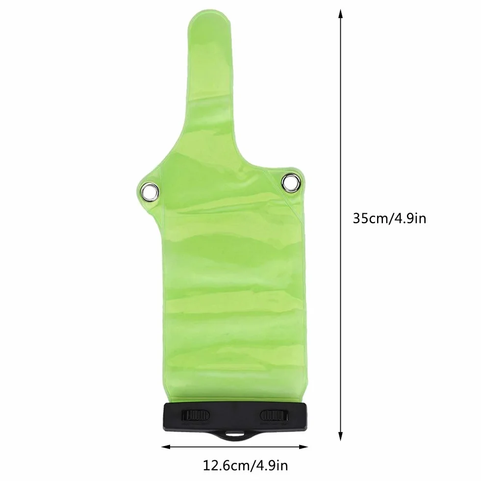 Funda Impermeable Walkie-Talkies, 2 Piezas Bolsa de Almacenamiento portátil con Radio bidireccional con Correa de Ajuste para Walkie Talkie UV5R/UV82/BF-888S
