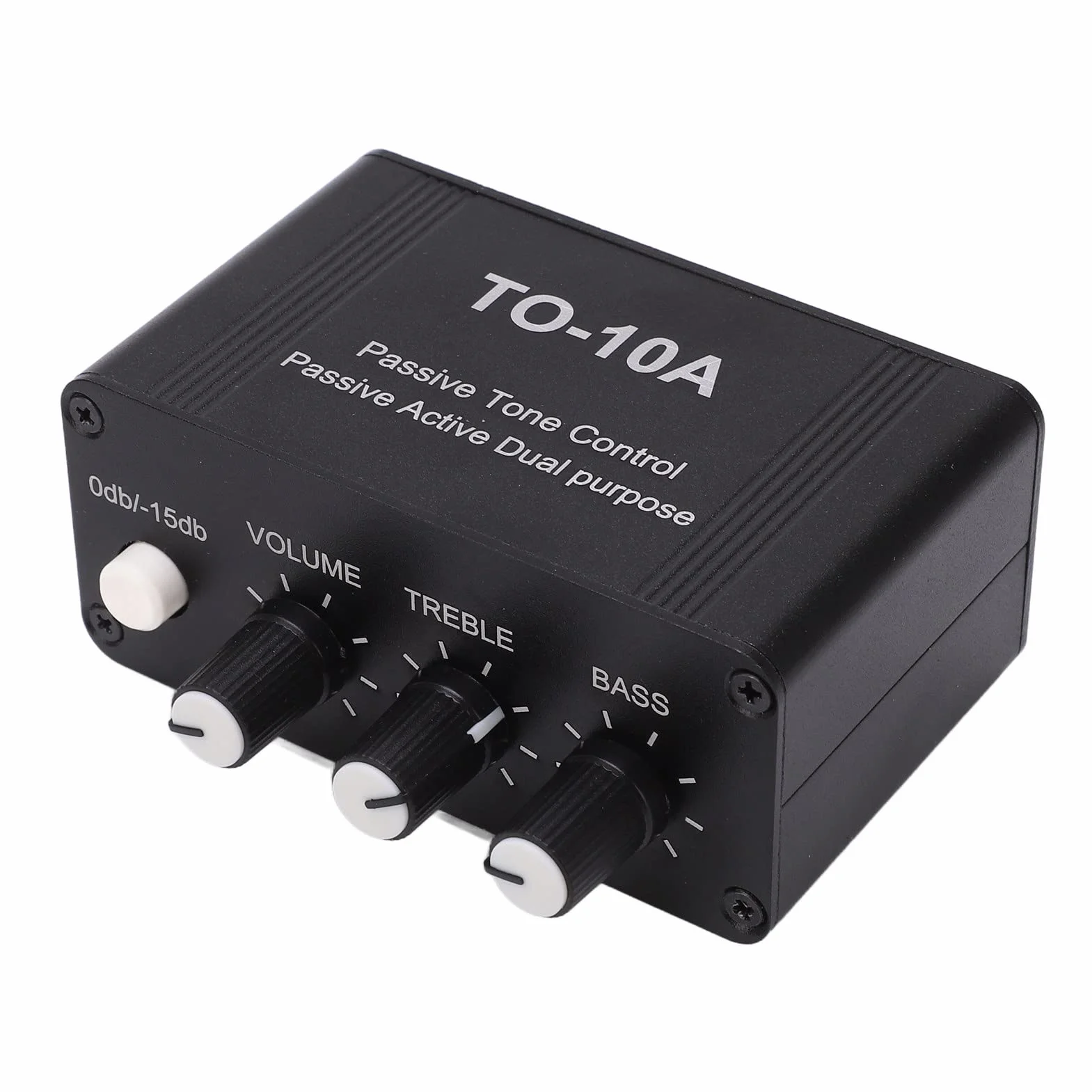 Mini Preamplificador de Audio Estéreo, Mini Preamplificador de Audio Estéreo NE5532 con Entrada/Salida y 3.5mm para DVD, CD, MP3, TV, Teléfonos Móviles, Tocadiscos,