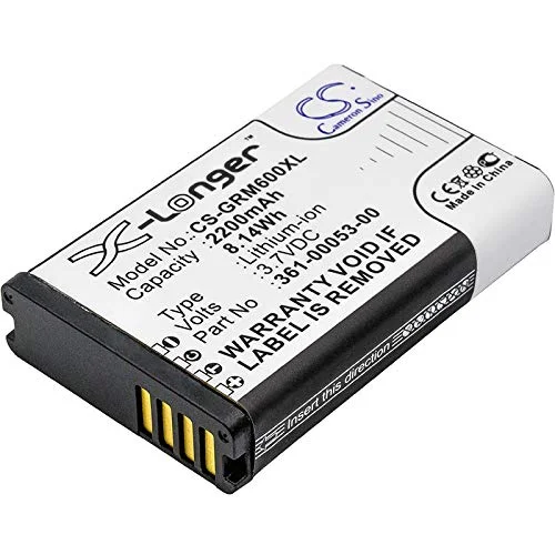 TECHTEK Batería 2200mAh Compatible con [Garmin] Alpha 100, Alpha 200, 200i, 300, 300i, Montana 600, Montana 600T, 600t Camo, 650, 650T, 680, Mont FBA