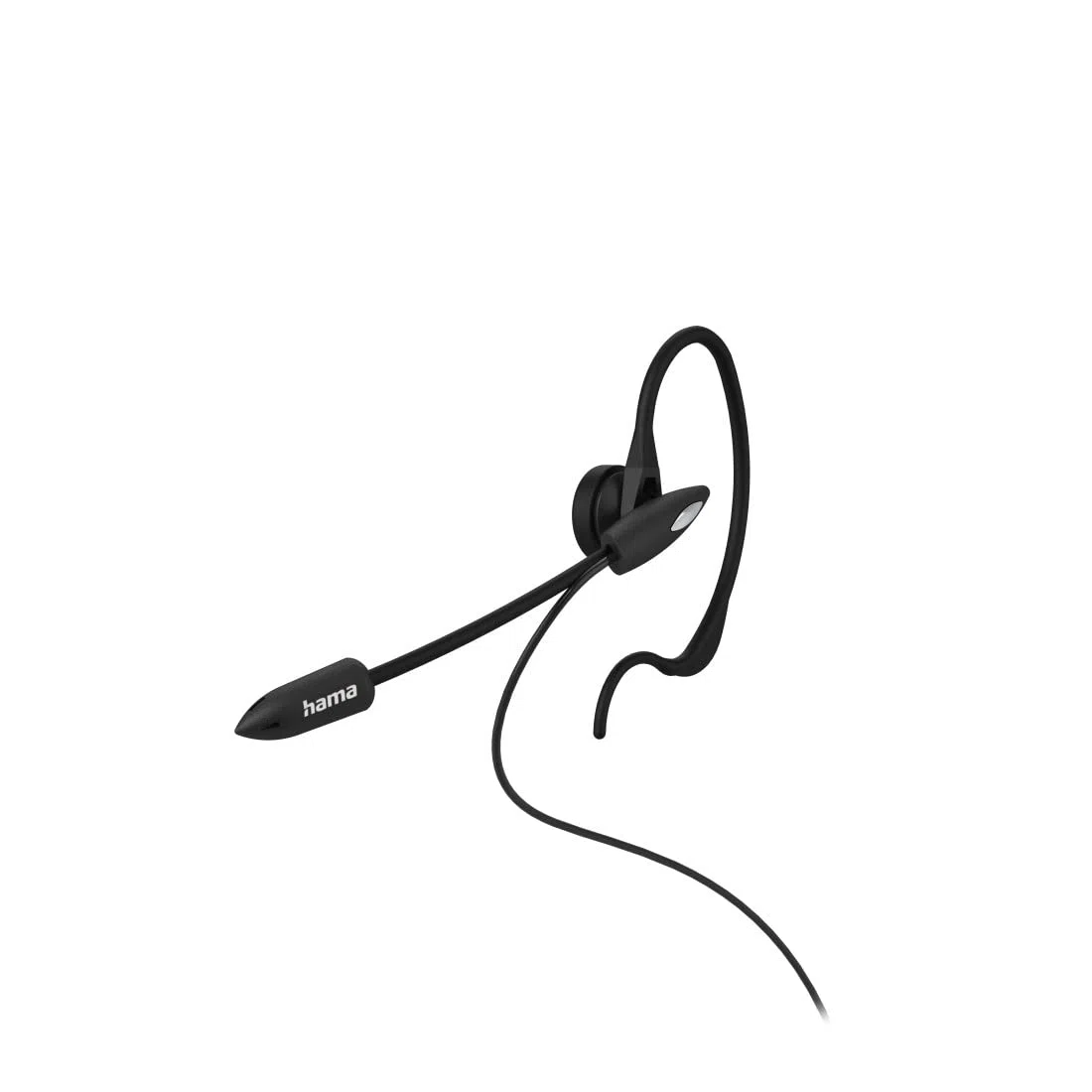 Hama Auriculares in-Ear con micrófono para teléfonos inalámbricos (Jack de 2,5 mm, Auriculares con Cable, Auriculares con micrófono, Mono, portátiles por una Cara, con Gancho para la Oreja,