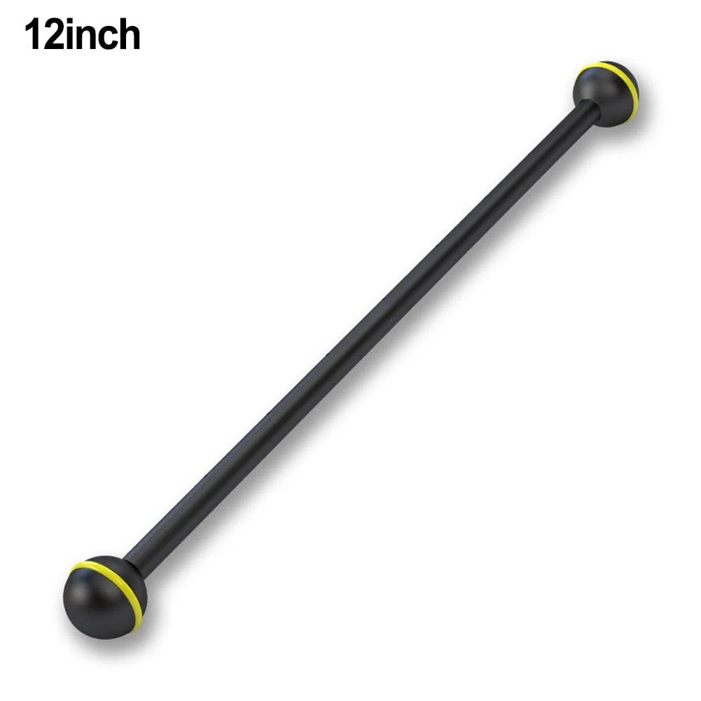 BlissfulAbode Poste de luz para fotografía de buceo con doble cabeza esférica de aleación de aluminio para cámara subacuática y montaje de linterna, 3.5-12 pulgadas