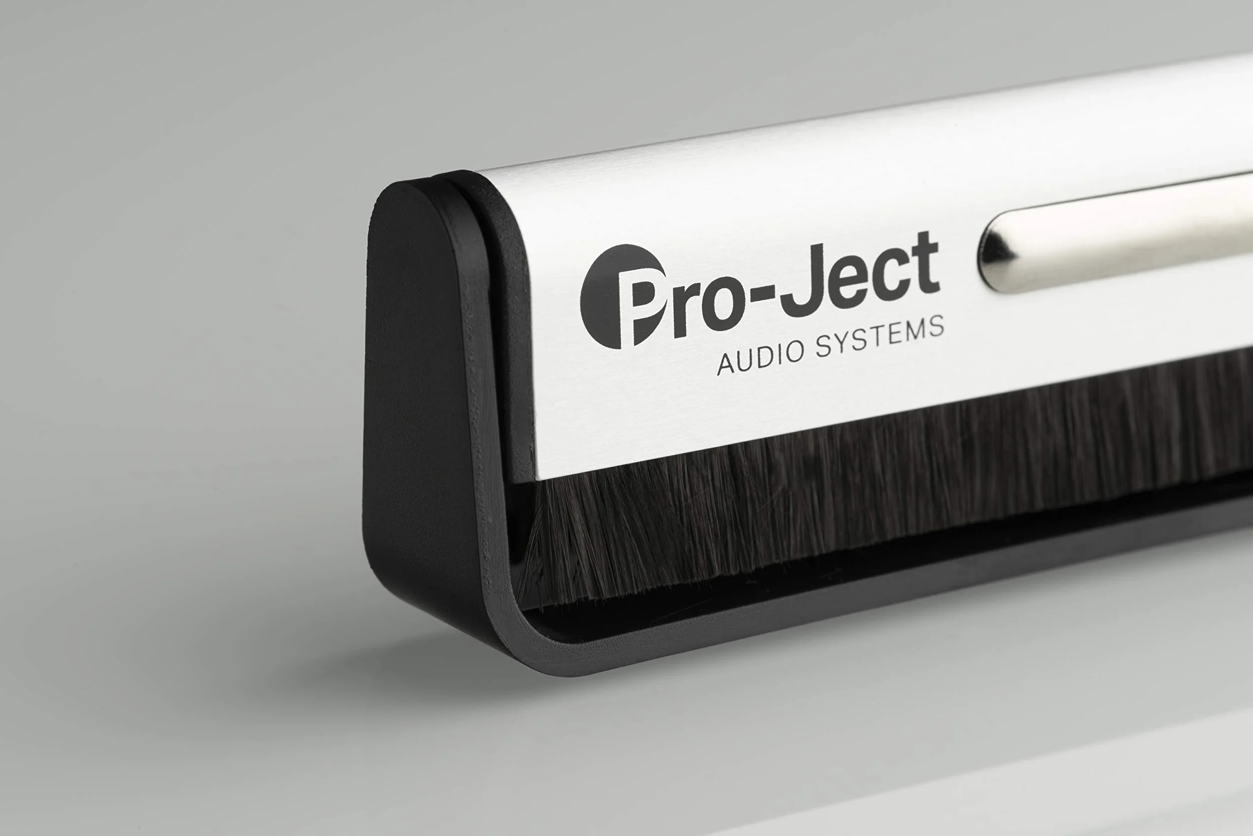 Pro-Ject Cleaning Set Basic - Cepillo de Limpieza de Fibra de Carbono para Discos de Vinilo y Cepillo de Agujas de Carbono