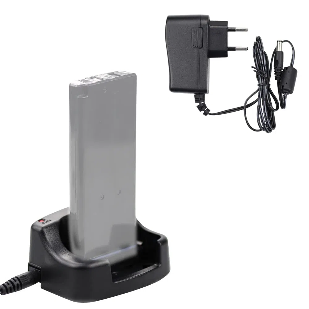 BC-173 Cargador de Escritorio para Icom IC-M2A IC-M2 IC-GM1600 IC-M32 IC-M31 IC-M32 IC-M33 IC-M34 IC-M35 IC-M36 BP-224 BP-252 BP-234 Cargador de batería
