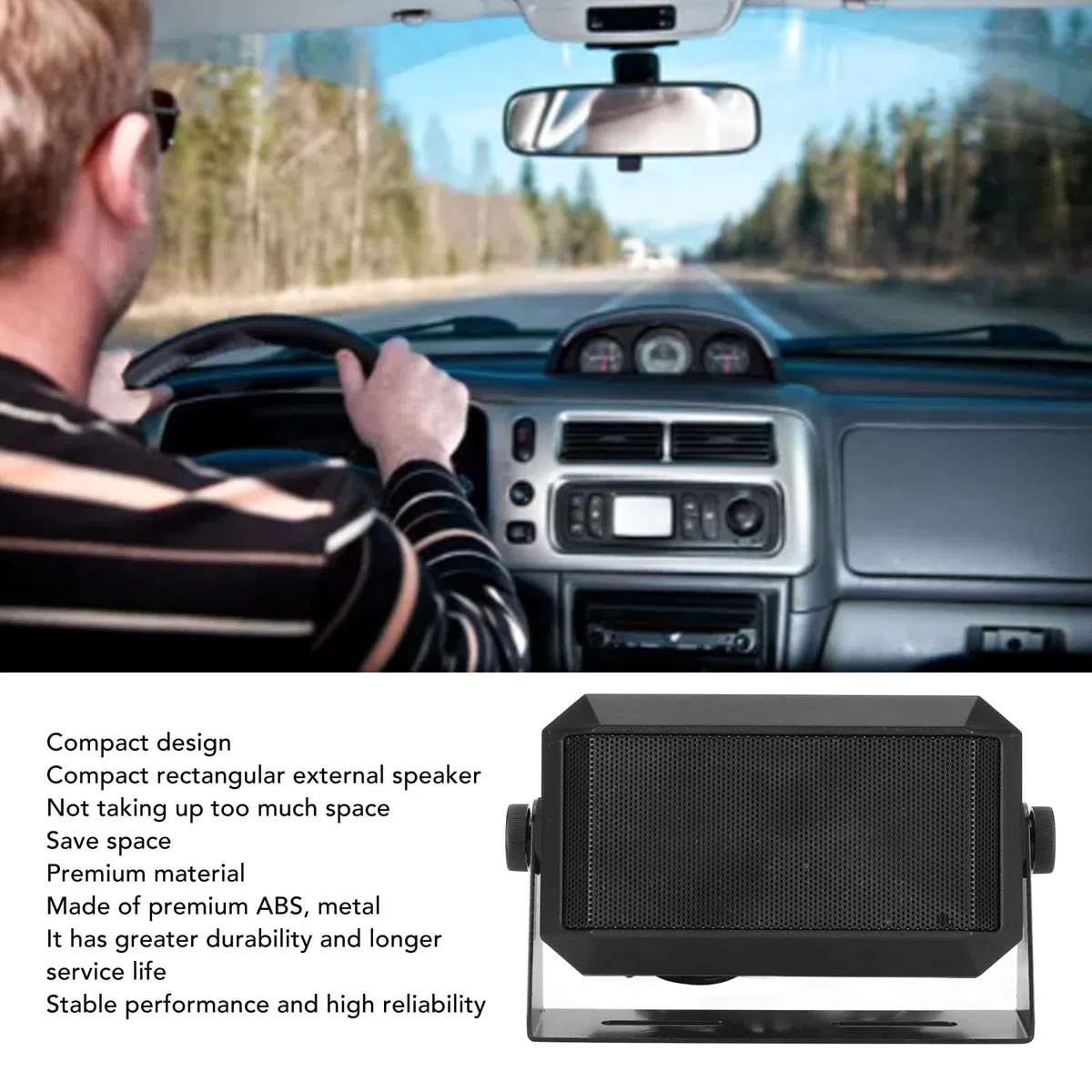 Altavoces Externos, para Radioaddity CB 27, para TYT MD 9600, para TH 9800, para Yaesu FT 7800R, para FT 8900R, Radio Móvil de Coche CB de 3,5 Mm y 5 W para Transceptor Móvil de
