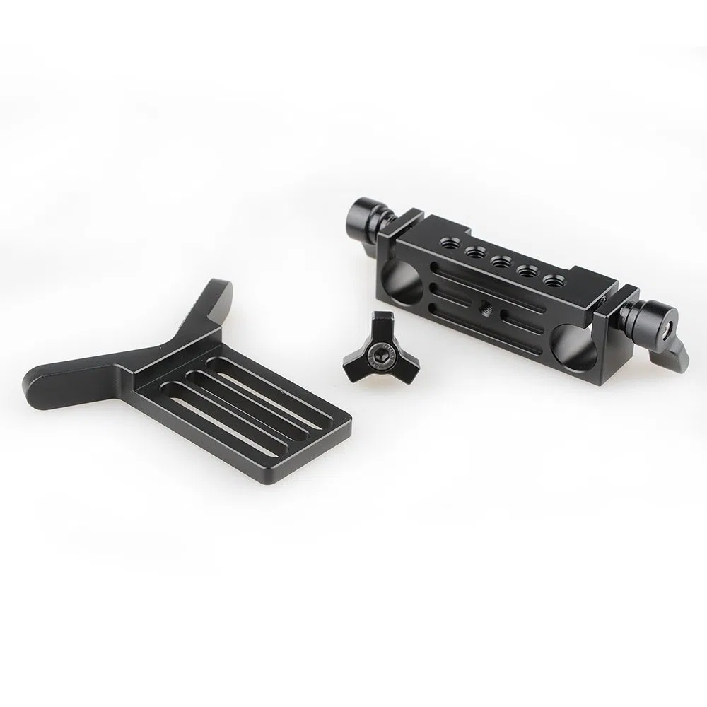 CAMVATE Cámara Lente Apoyo Abrazadera de 15 mm Varilla Rail Bloque para DSLR Rig Rod Apoyo Rail Sistema