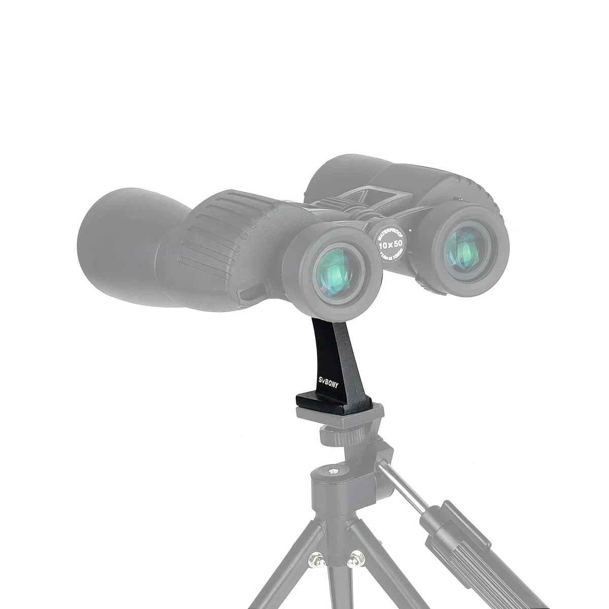 svbony L Tipo full metal prismáticos soporte adaptador de trípode para prismáticos y minocular