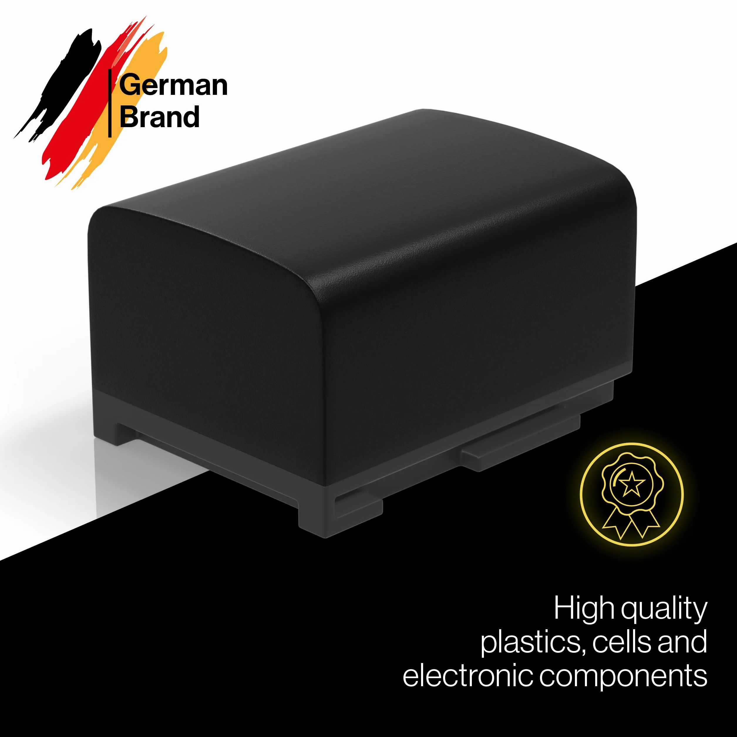 PATONA 2X BP-808 Batería 890mAh – Repuesto para Canon BP-808, BP-807, BP-809, BP-819, BP-827 – para Canon HG-20, HG-21, HF11, HF100, FS-100, Legria HF-M306, HF-M36, HF-M406 – una graba, Otra se Carga