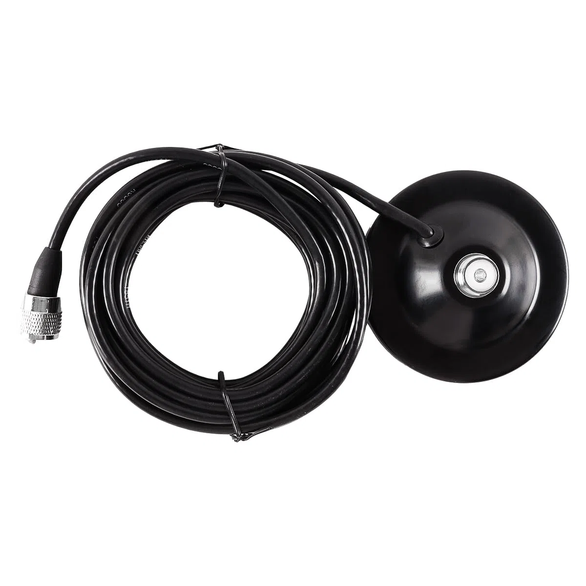 Gorise Antena de Radio magnética para Coche con Ventosa y Cable Macho PL259 de 5 m para Base magnética de Antena CB