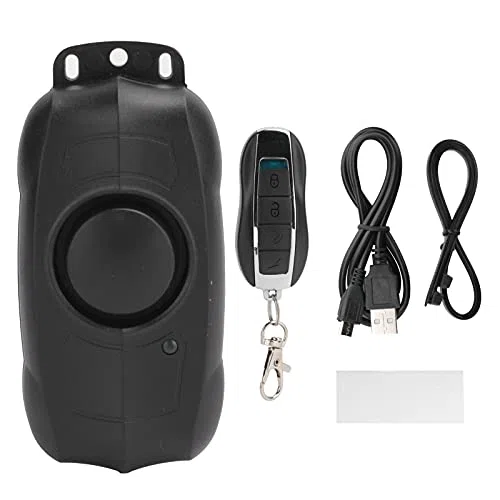 Alarma antirrobo para Bicicleta y Motocicleta, 150 dB de Seguridad inalámbrica, vibración, Sensor de Movimiento, Alarma, Alarma para Bicicleta con Control Remoto, LY-C1, función IP55 SOS