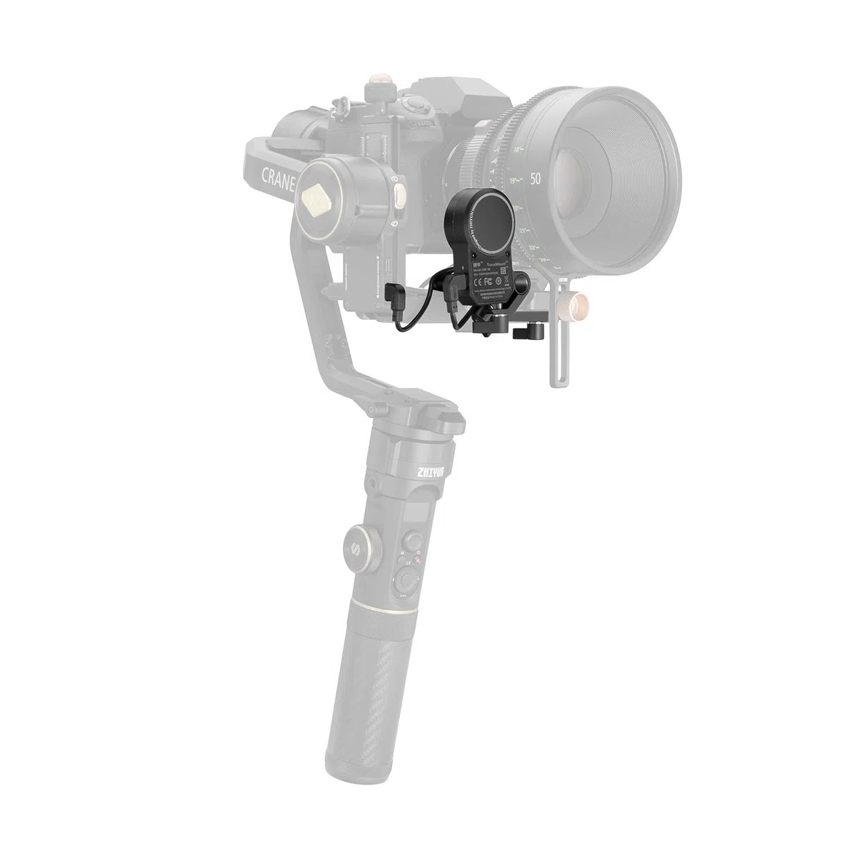 ZHIYUN TransMount Control Servo de Enfoqueo y Zoom 2.0 para Crane 4/2S, Weebill 3S/3/2/S (CMF-06 MAX)