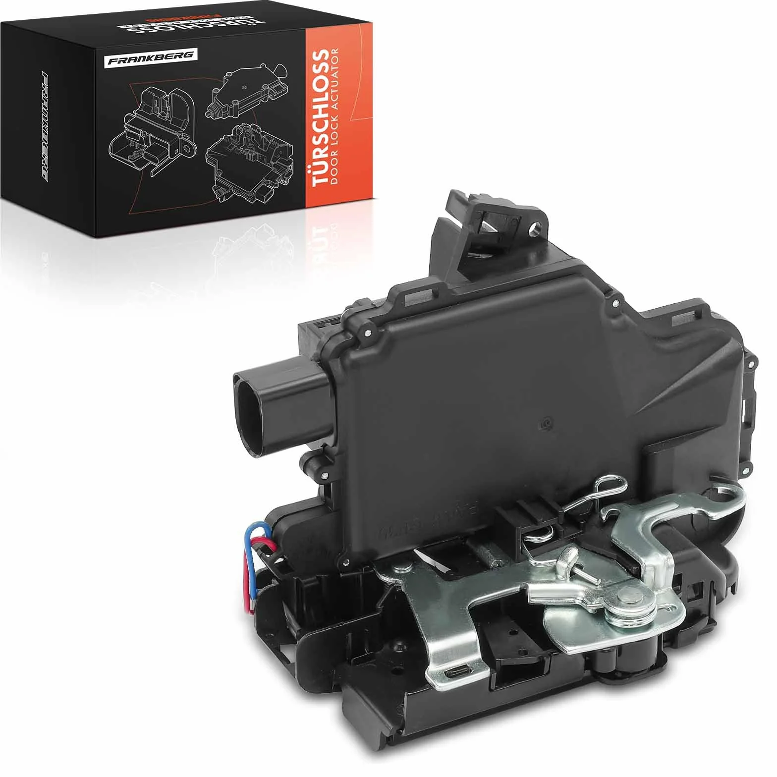Frankberg 1x Cerradura de puerta Servomotor Trasero Izquierda Compatible con Leon 1M1 1999-2006 Toledo II 1M2 1998-2006 B.o.r.a 1J2 1J6 1998-2005 Golf 1J1 1J5 1997-2006