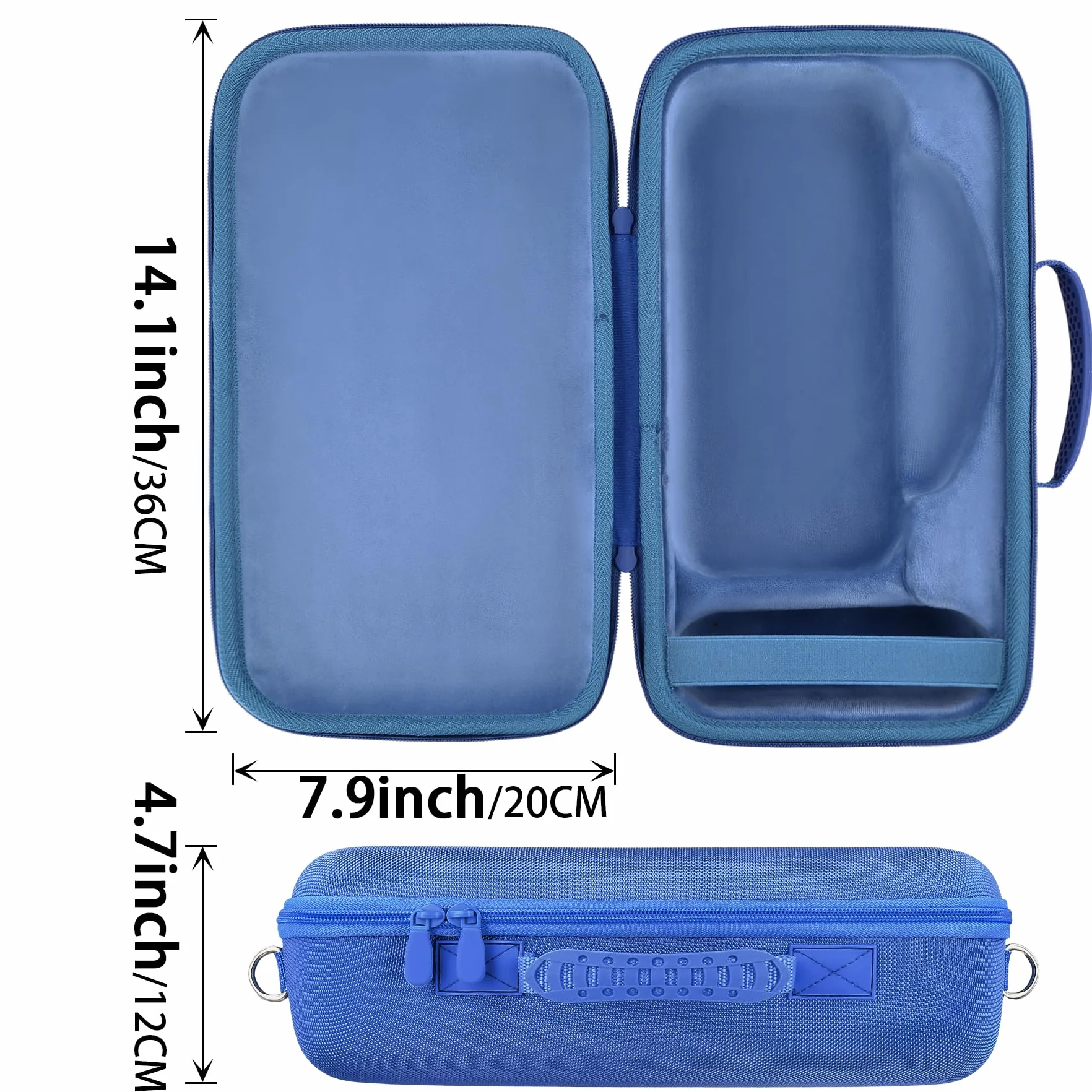co2CREA Duro Viajar Caja Estuche Funda para Altavoz Bluetooth Bose SoundLink MAX portátil (Funda Solo,Case Only)