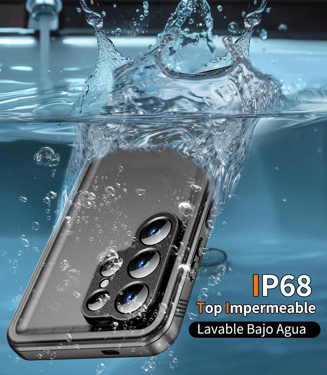 Cozycase Top Funda 360 para Samsung Galaxy S26 Ultra Militar IP68 Impermeable Antigolpes Resistente Carcasa S 26 Antipolvo Acuatica Sumergible Doble Waterproof Case Agua Protectora Anti Golpes Polvo