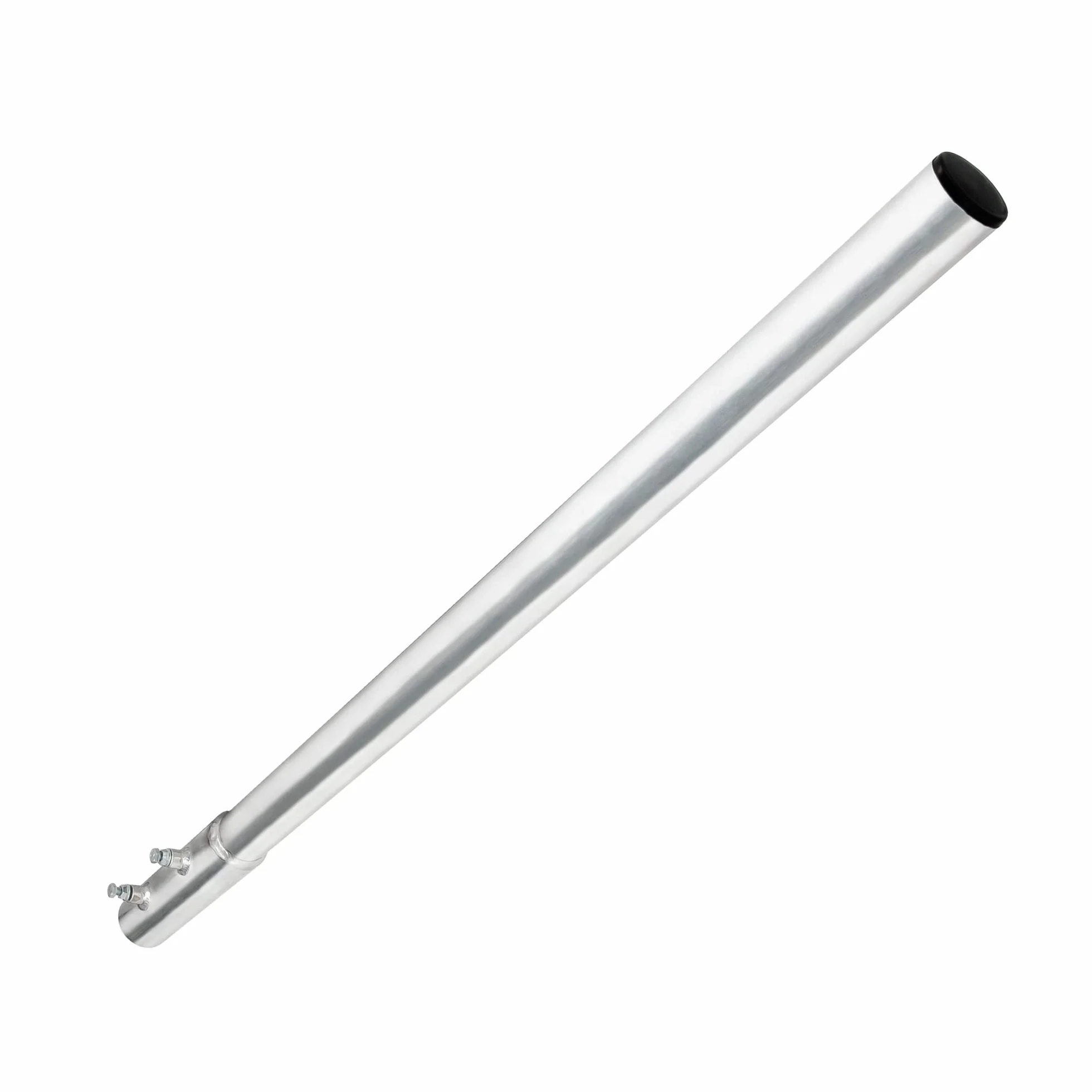 PremiumX extensión del mástil 100 cm Ø 50 mm ALU Accesorio del mástil Antena de Extension del mastil satélite Soporte del mástil de Aluminio con Tapa