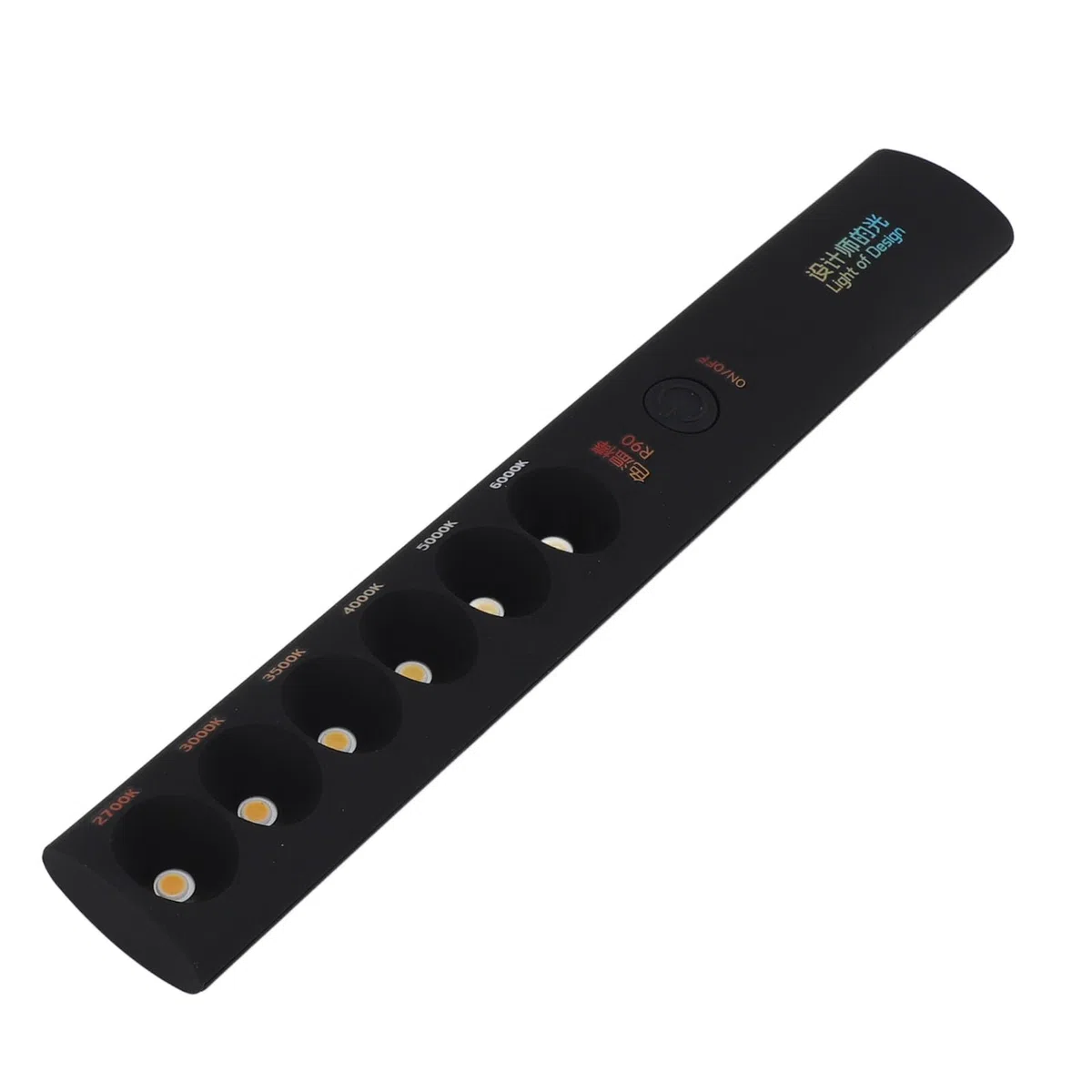 Luz de Imagen Portátil Profesional Profesional 6 Modos de Temperatura de Color Palo de Luz para Iluminación Diaria, Varita de Video Recargable para Diseñadores Profesionales