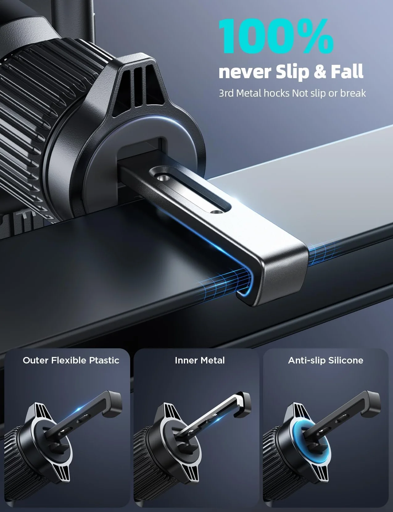 JOYROOM 15W Qi Cargador Inalambrico Coche,【Doble Bobina】 Soporte Coche Magsafe con Sujeción Automática, Fast Wireless Car Charger para iPhone 16/1513/12/Pro/Sumsang Galaxy S23/S22/S21/S20/Note 20