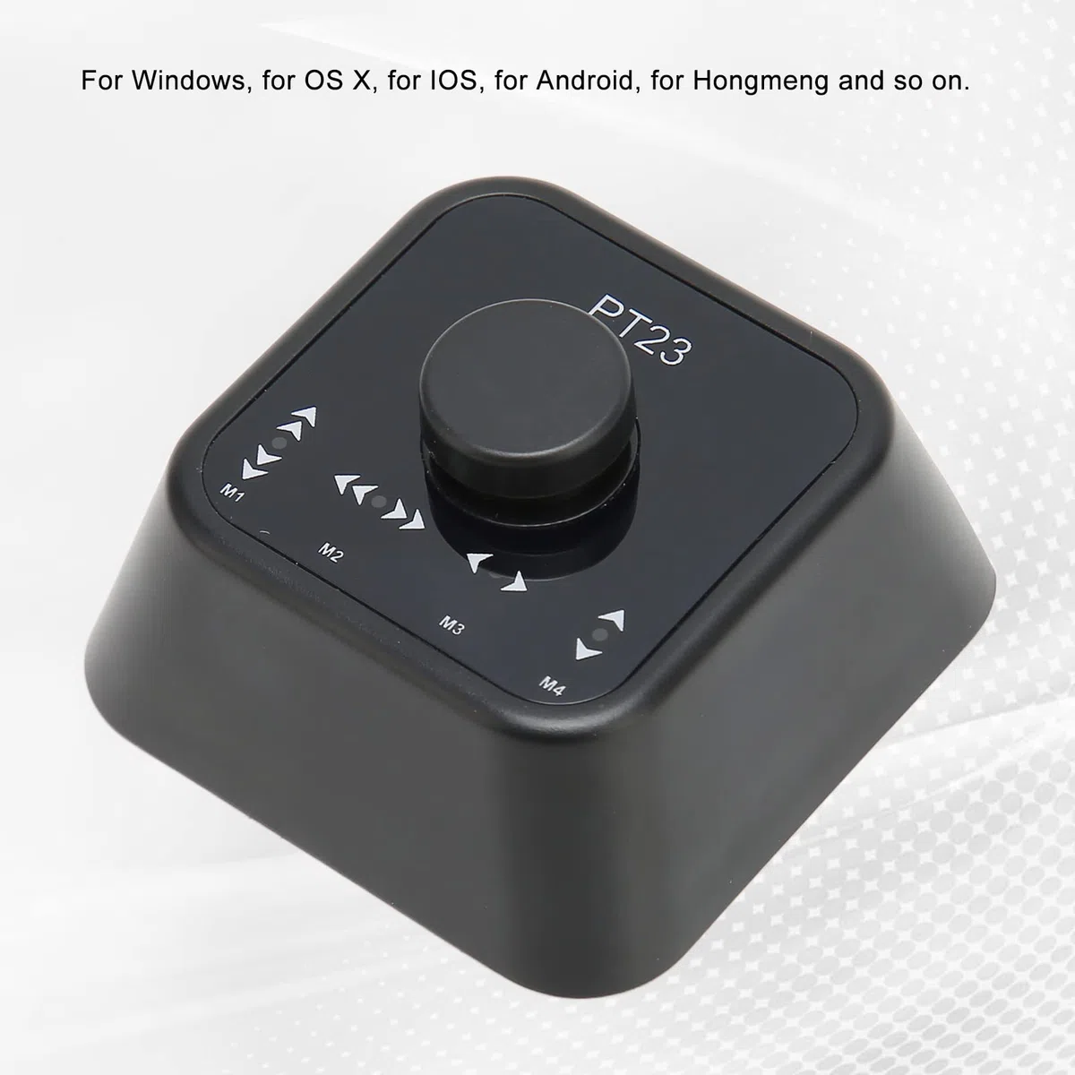Turner de Página Bluetooth PT23, Interruptor de Llave de Controlador Multimedia Inalámbrico Recargable con Pedal para Teléfono de Computadora (Negro)