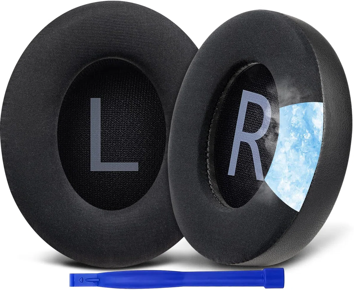 SOULWIT Almohadillas Repuesto de Gel Refrescante para Bose 700 (NC700) Auriculares Inalámbricos, Recambio Almohada Cascos con Espuma de Alta Densidad con Cancelación de Ruido
