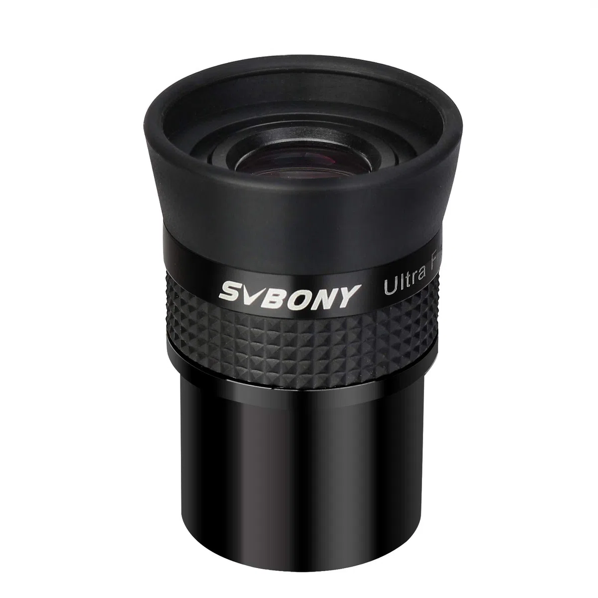 Svbony SV190 Telescopio Ocular 1.25",UF10mm Ocular de Campo Ultraplano,Ocular de Totalmente Multicapa para Fotografía Visual y Astrofotografía