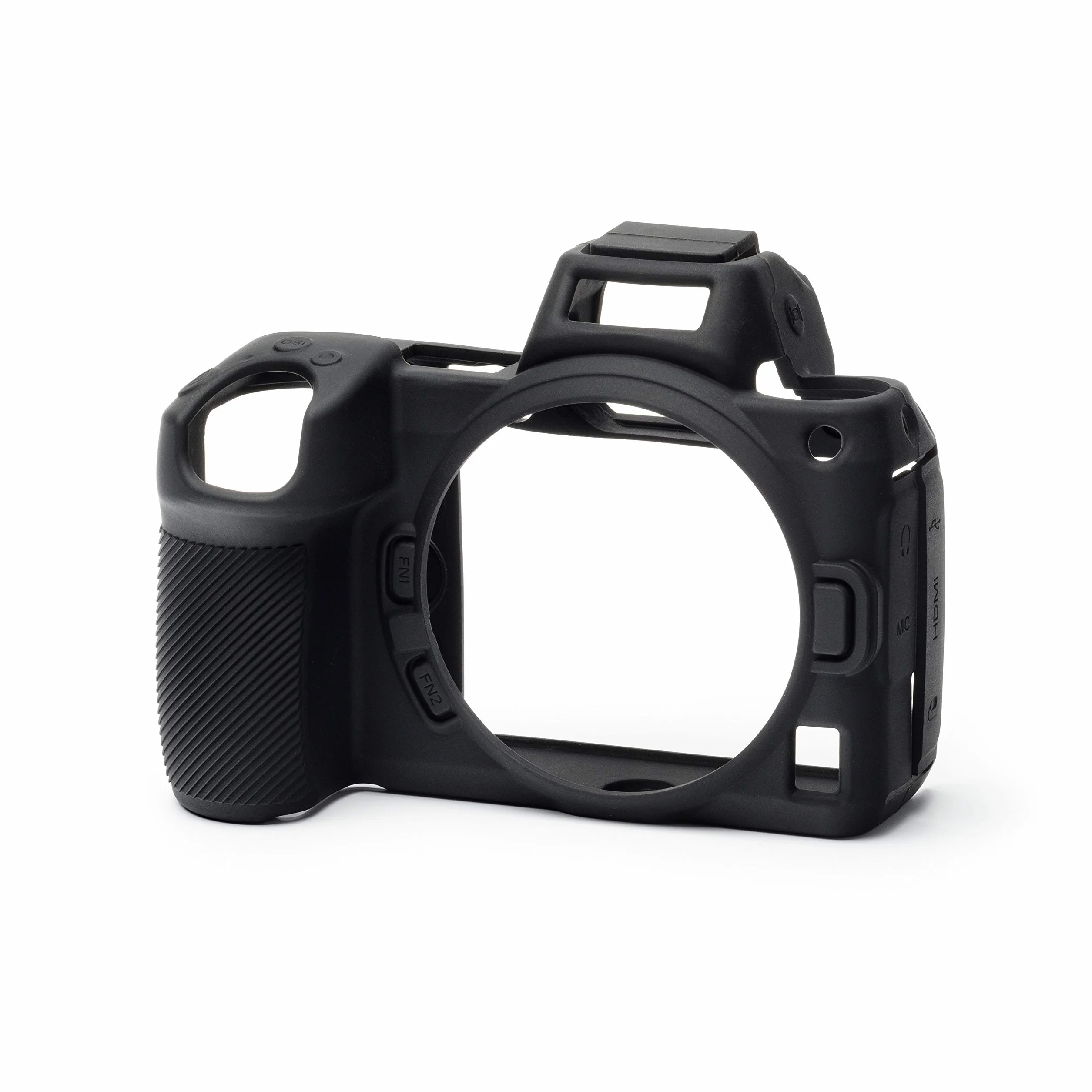 easyCover - Funda de Silicona para cámara - Protección para su cámara Nikon Z5 / Z6 II / Z7 II (Negro)