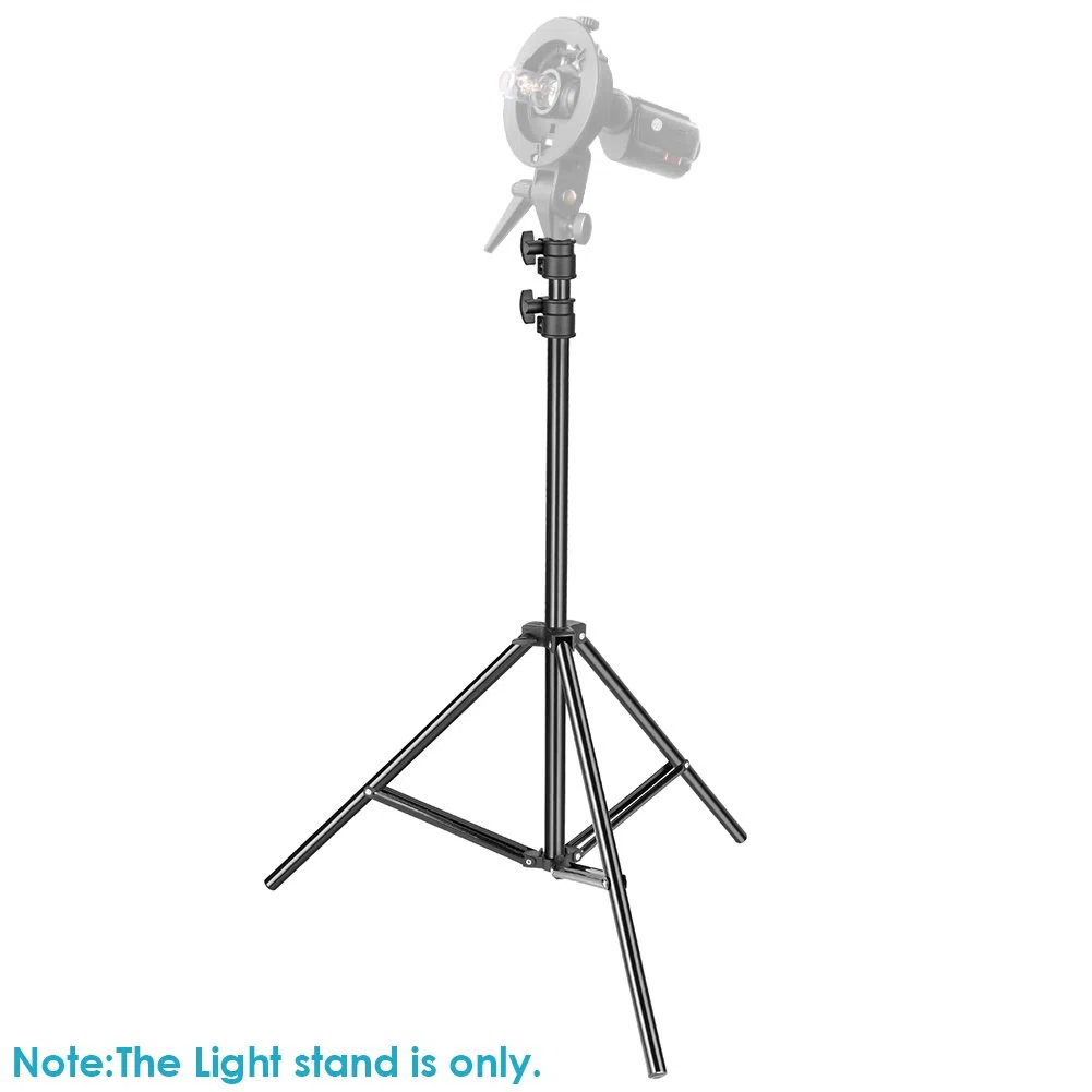 NEEWER Soporte de luz Resistente 92-200 cm, trípode Estable Ajustable para reflectores, softboxes, luz, Paraguas con Capacidad de Carga de hasta 8 kg