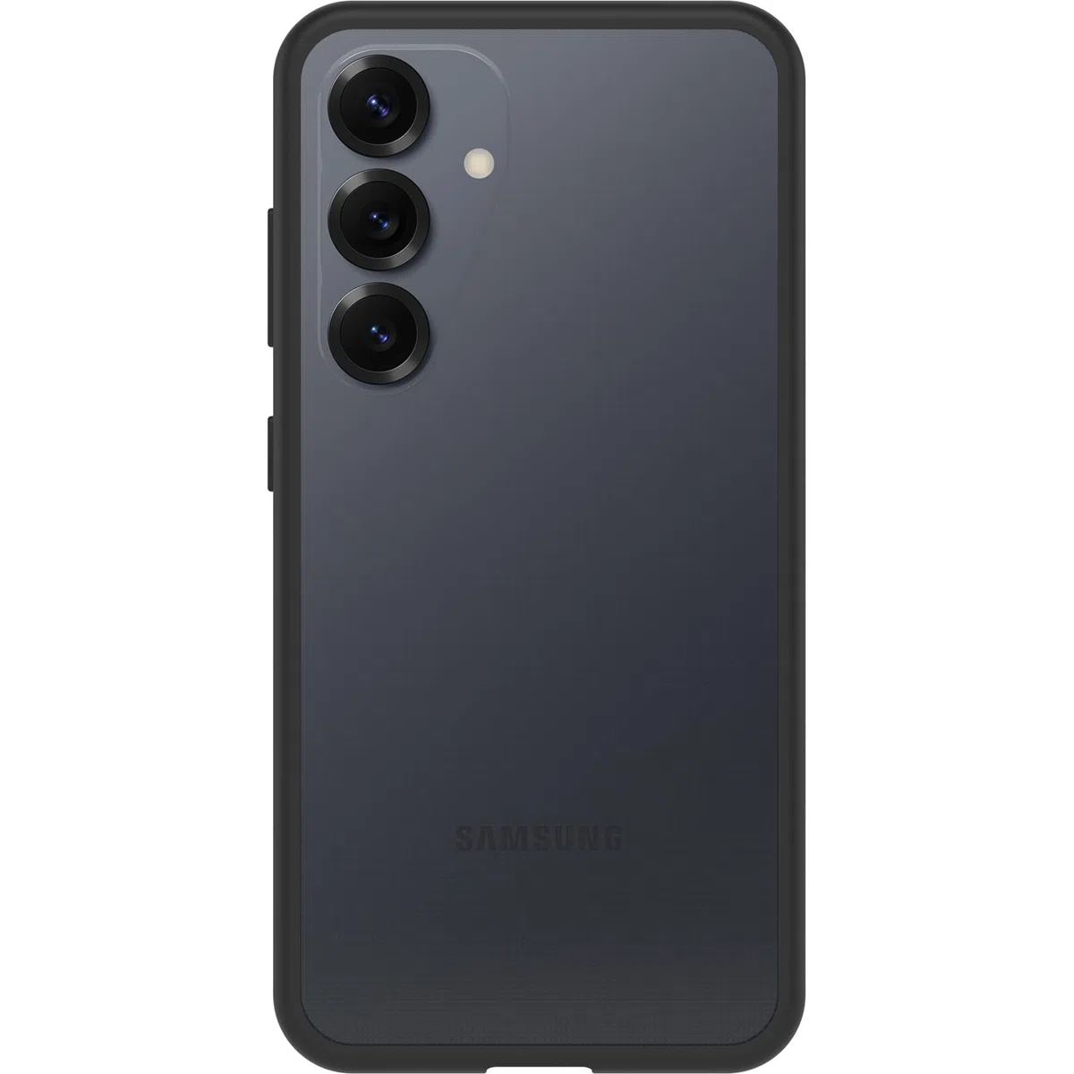 Funda para Samsung Galaxy S25 OtterBox React Series,Resistente a Golpes y caídas,Ultra-Fina, Protectora,Testada con los estándares Militares anticaídas, Transparente/Negro