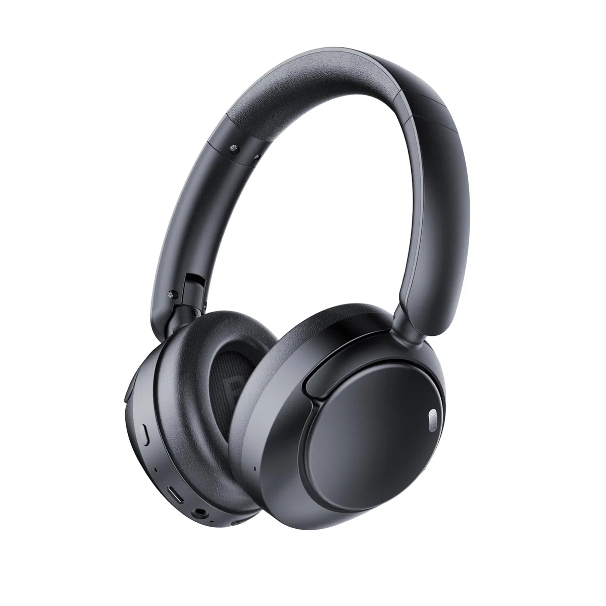 Auriculares Inalámbricos Bluetooth 5.4, Asistente Vocal,3 EQ Modos, Ruido Activa Híbrida, Auriculares Inalámbricos Diadema Estéreo HiFi con Micrófono,120 horas de reproducción con iOS y Android,Negro