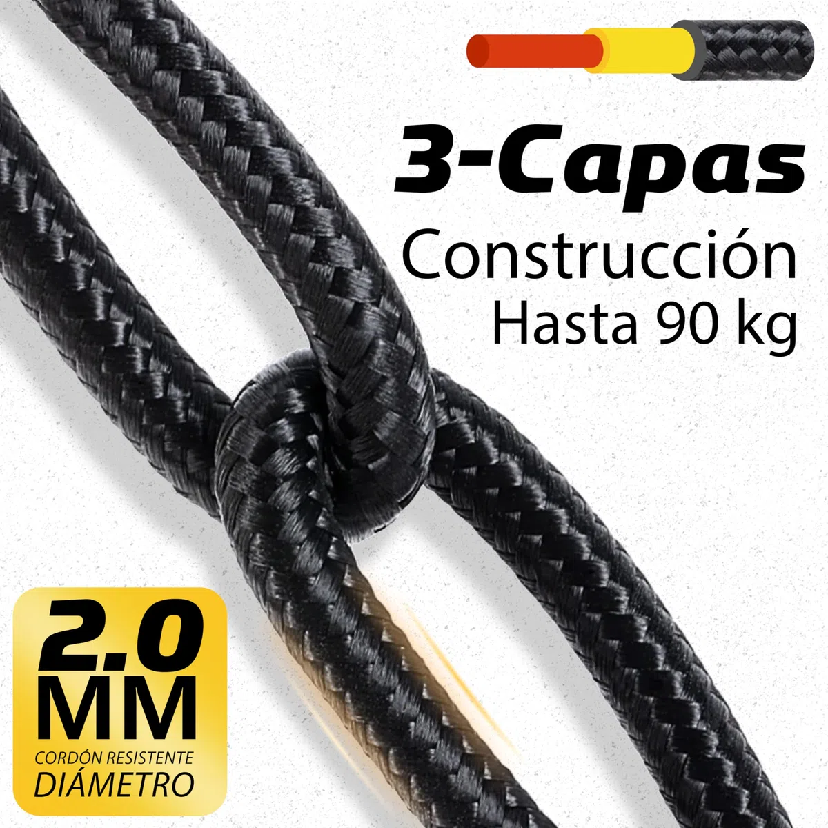 Sunya Correa de Cámara con Hebilla Liberación Rápida. Hecho de nylon de avanzado, ajustable con una sola mano, compatible con todas las cámaras, capacidad máxima de carga de 90 kg.