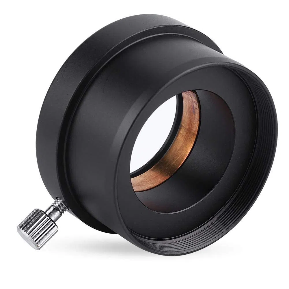 Vbestlife Telescopio Ocular 2 a 1,25 Pulgadas Adaptador para Ocular de Telescopio Astronómico con Material de Metal de Color Negro.