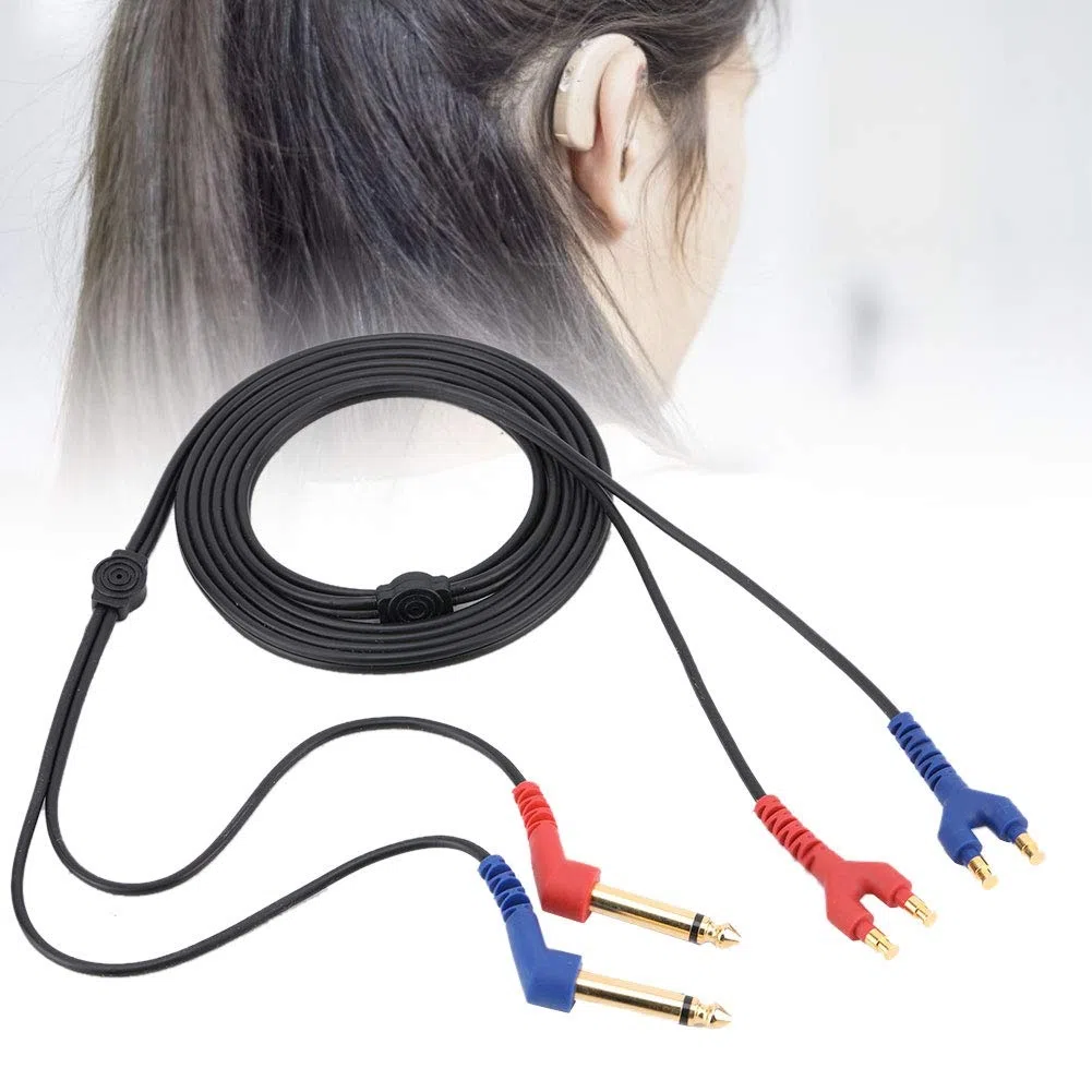 Cable De Auriculares Para Audiómetro, Cable De Auriculares Para Audiómetro Para Auriculares, Audiómetro De Conducción De Aire, Probador De Audición