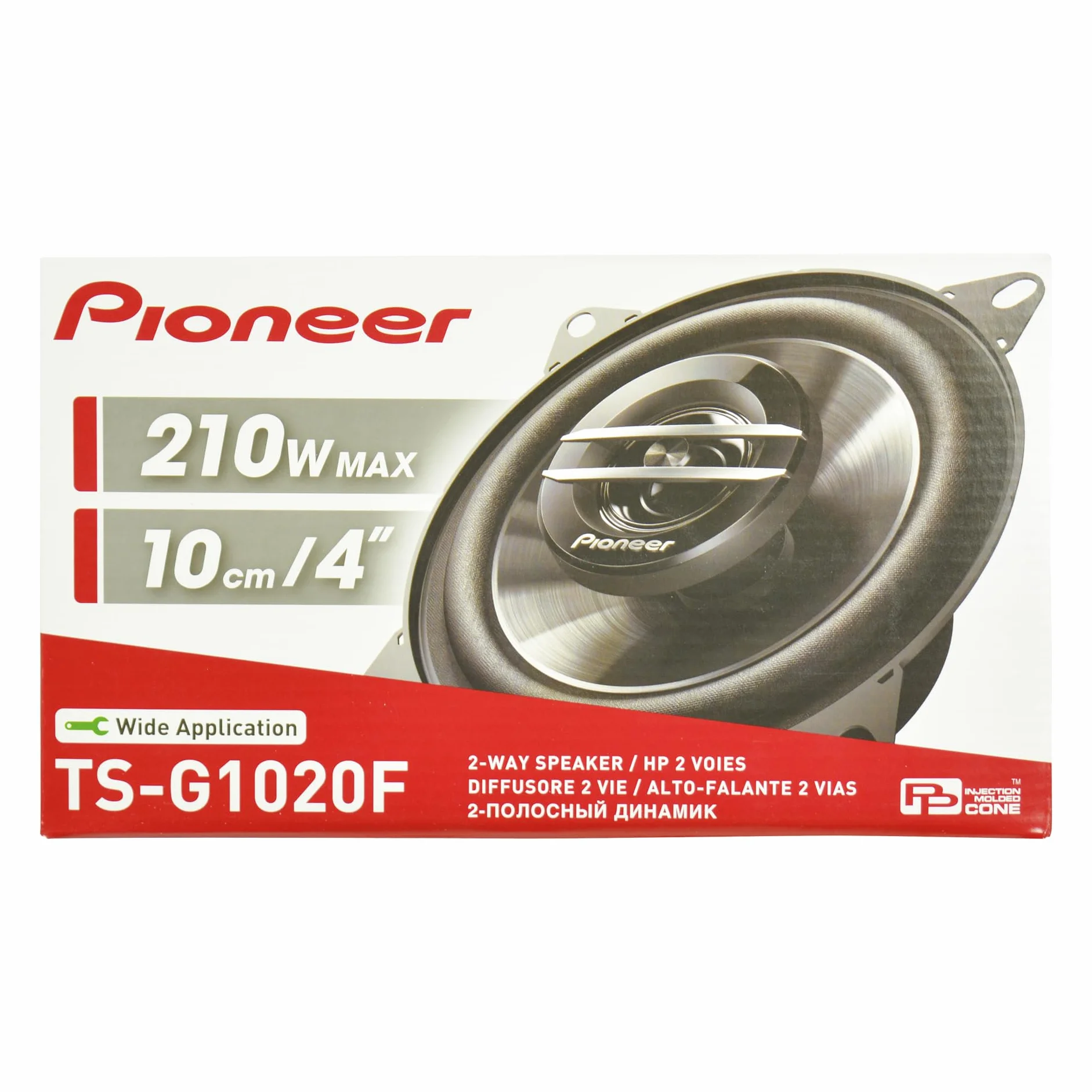 Pioneer TS-G1020F - Altavoces, color negro