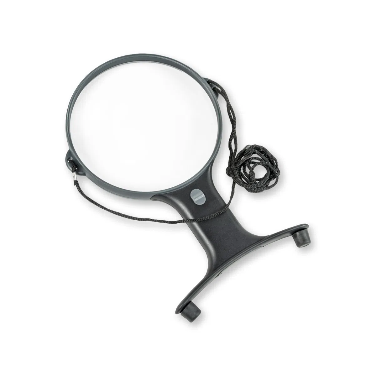 Carson MagniShine 2X, Lupa con Doble LED y Manos Libres, para Leer, Hacer Manualidades y Punto de Aguja - Ayuda Ideal para la degeneración Macular, con Correa Ajustable para el Cuello (HF-66)