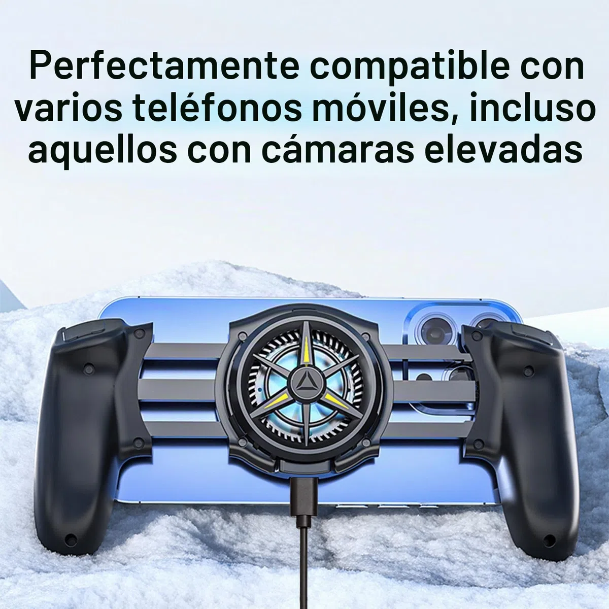 Enfriador de Teléfono, Enfriador de Teléfono Celular Enfriamiento Rápido Juegos para Teléfonos Celulares iPhone Android