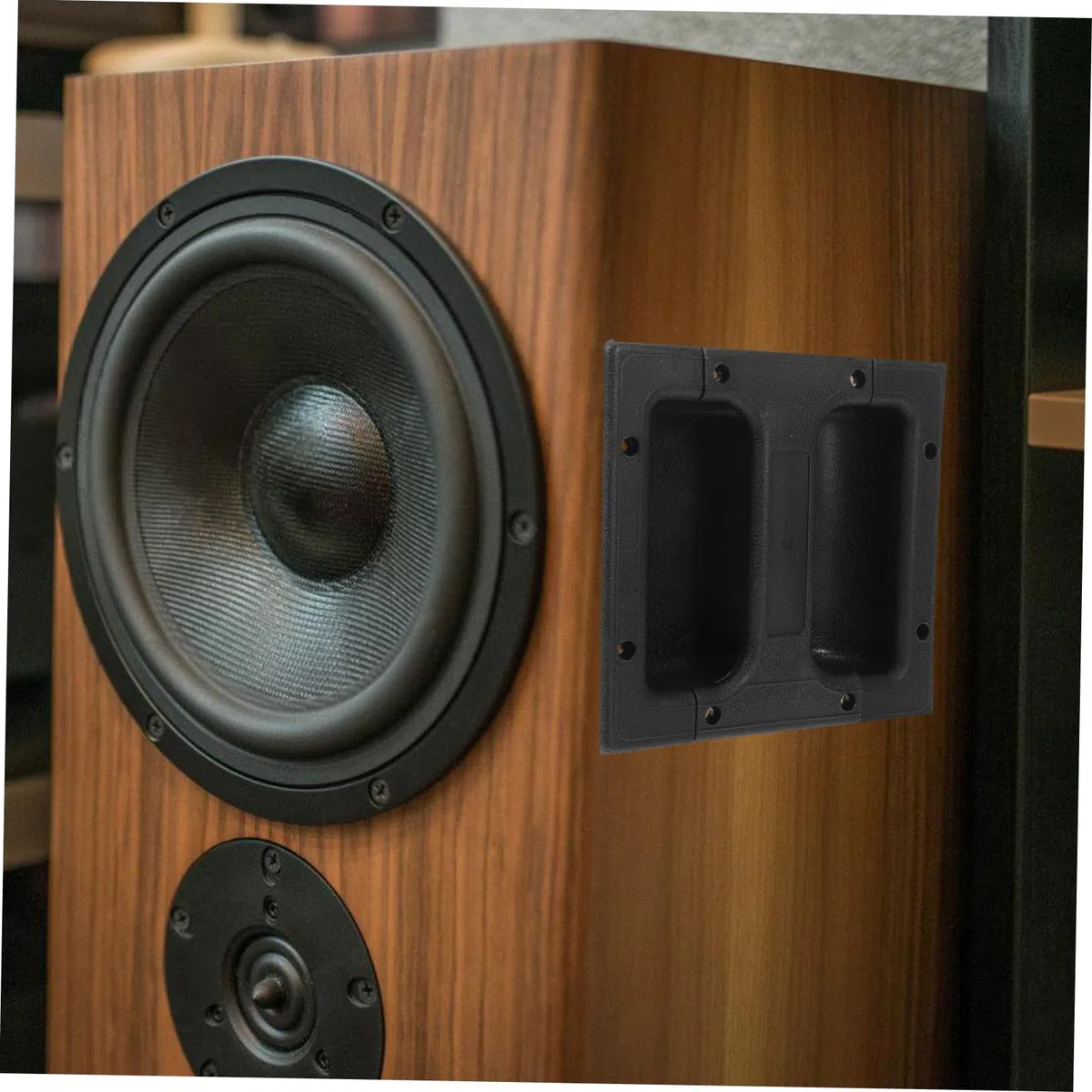 Abaodam Para Altavoz 2 Piezas Manijas De Plástico Duraderas Para Amplificador Reemplazo De Mango Cómodo y Práctico Para Transporte De Altavoces