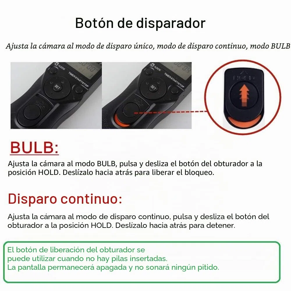 PHOLSY O6 Cámara Disparador a Distancia con Temporizador y Intervalómetro Mandos a Distancia para Olympus E-M1, E-M5 II, E-M5, E-M10 II, EM10, EPL8, EPL7, EPL6, EPL5, EPL3, EP5, E600, E620, 810UZ