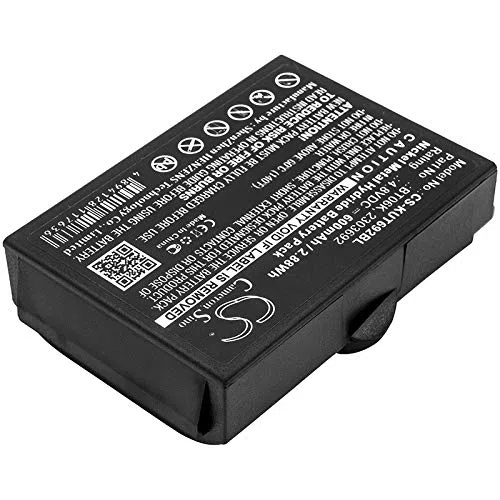 TECHTEK Batería 600mAh Compatible con [Ikusi] 2303692, ATEX transmitters, RAD-TF transmitters, RAD-TS, T70 1 ATEX, T70 2 handhelds, T70-1, T70-2, T71, T72 TM70, TM70 Range FBA