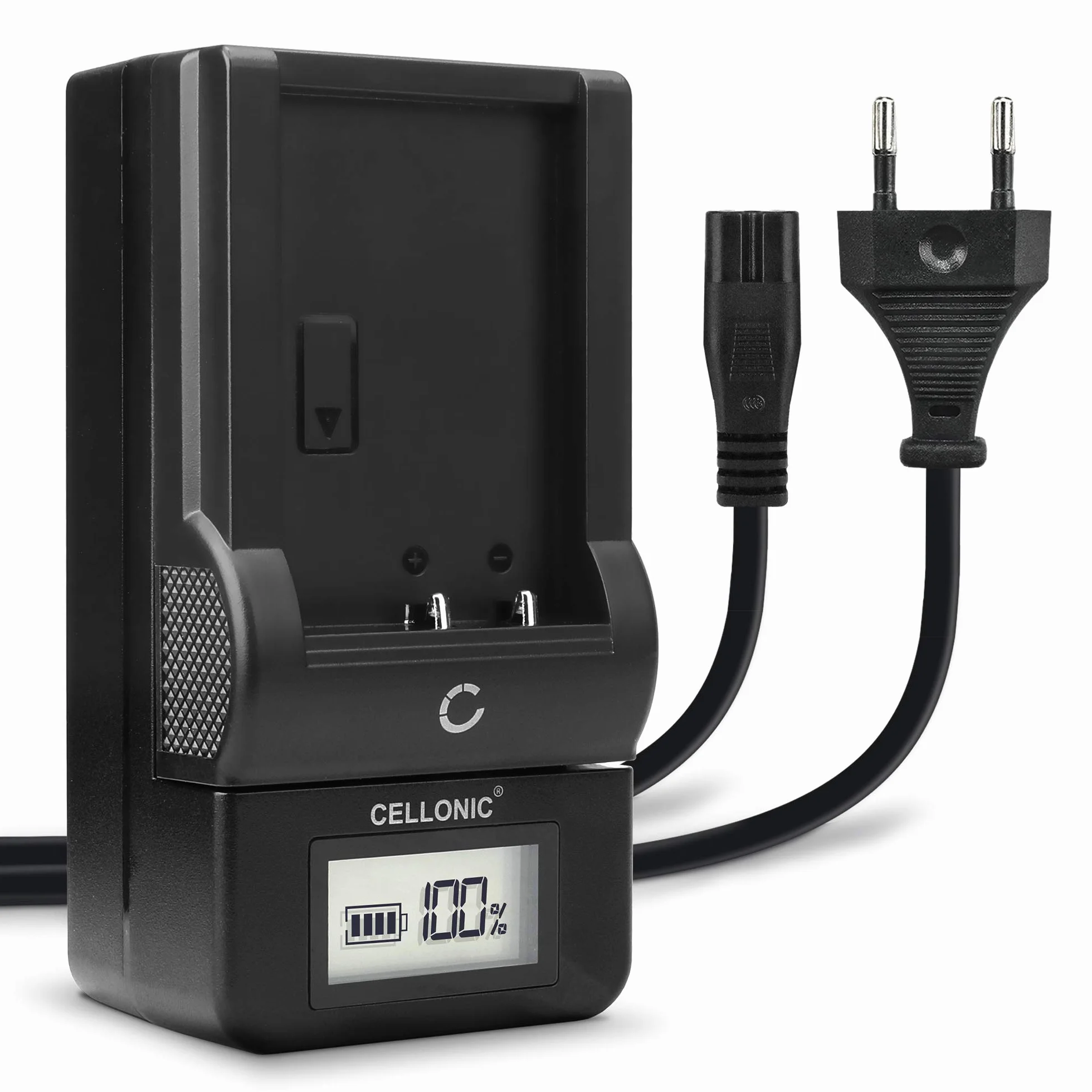 CELLONIC Cargador MH-27-29 Compatible con, Alimentación para Batería EN-EL20 -EL20a, Alimentador con Pantalla LED, Cable Carga rápida