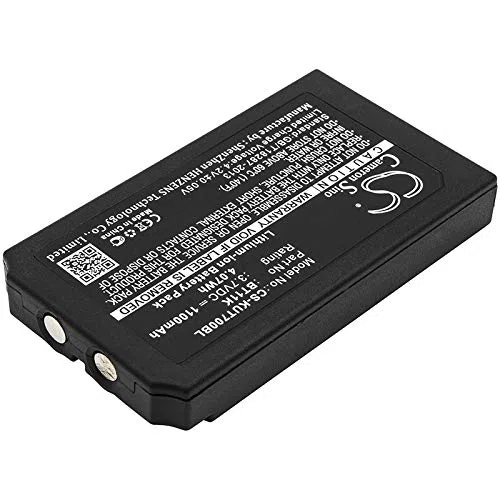 TECHTEK Batería 1100mAh Compatible con [Ikusi] IK2, PUPITRE IK2, T70/2, T70/2 iKontrol, para [Konecranes] Mini Joystick Radio RMJ sustituye BT11K FBA