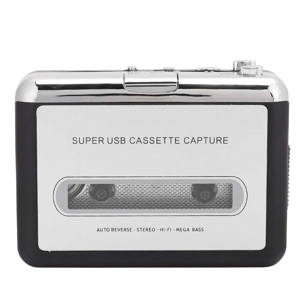 Reproductor de Cassette, Reproductor de música de Audio con Cable USB, convertidor de Cassette Independiente convertidor de Cassette USB a mp3,