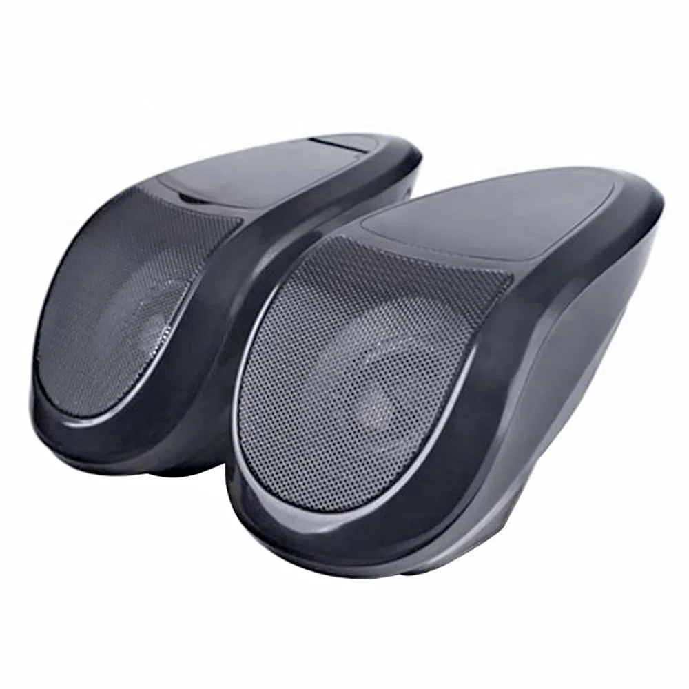 Baceyong Impermeable Bluetooth Altavoz música Reproductor de Audio Radio para Motocicleta ATV Todo Negro
