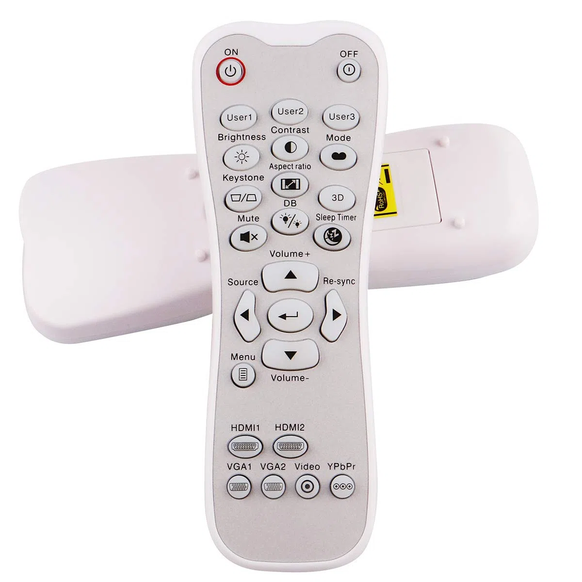 Aimdio BR-3003B Mando a Distancia para Optoma UHD60 HD141X HD142X HD143X HD144X DH1009 EH200ST GT1080 GT5600 HD152X HD26 HD27 HD28DSE HD29DARBEE HD39DARBEE UHD300X UHD40 UHD50 UHD550X UHZ65