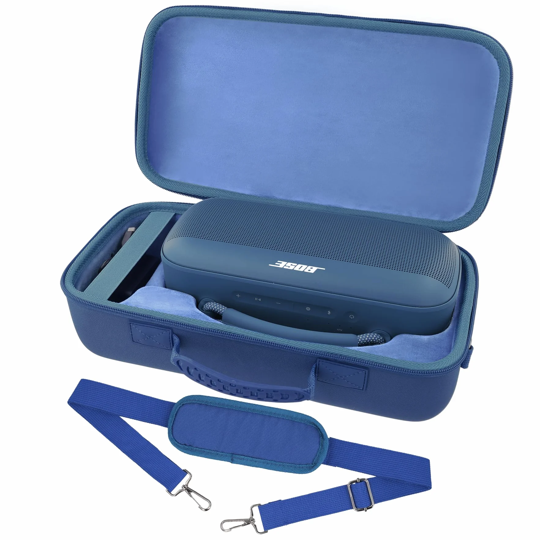 co2CREA Duro Viajar Caja Estuche Funda para Altavoz Bluetooth Bose SoundLink MAX portátil (Funda Solo,Case Only)