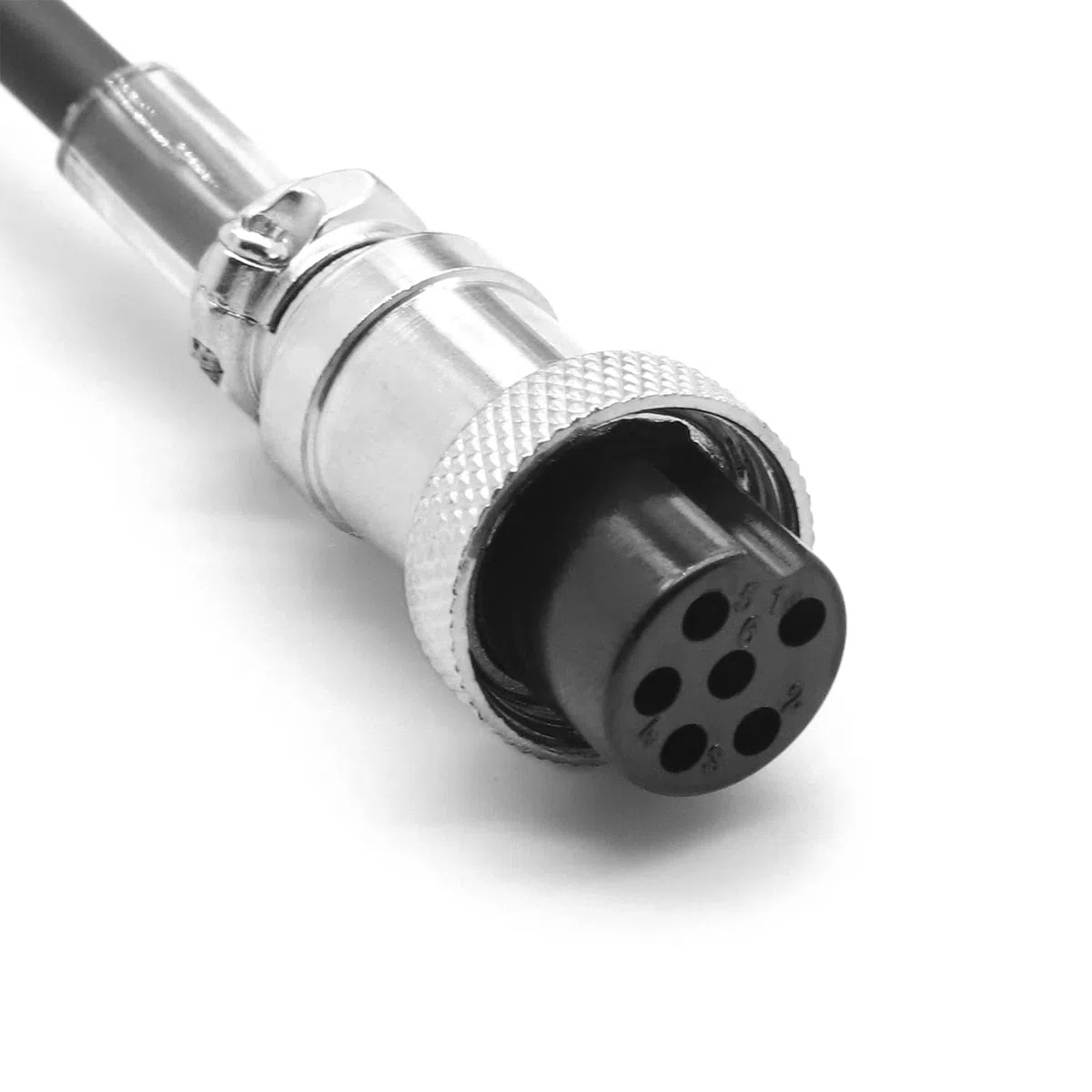 Micrófono de mano para President CB Ham Marine Radio Transceptor Harry Johhny Walker Johnson Lincoln II McKinley Redondo 6 Pin Hombro Solapa Altavoz Micrófono Clip Trasero Micro DNC 520 U/D