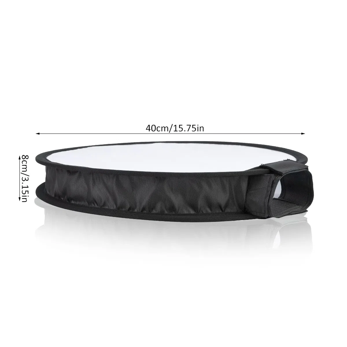 15,75 "/40 cm Round Softbox, Portable Studio Flash Diffuser Light Softbox con Bolsa de Transporte para Fotografía de Retrato y Producto