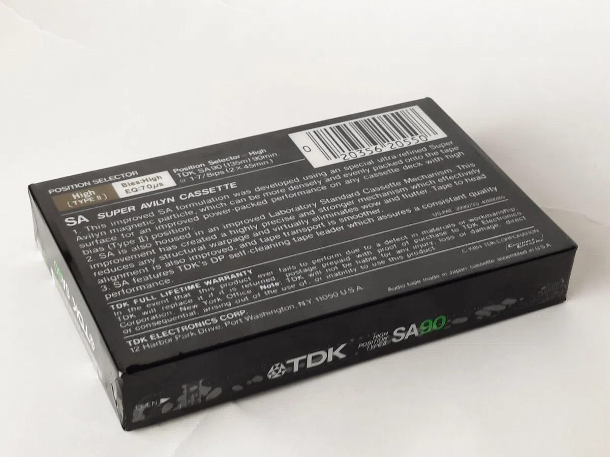 TDK SA 90 Cassette 1 x 90 min Biais élevé
