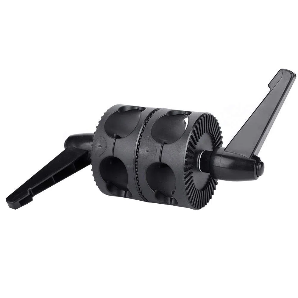 V BESTLIFE Clip del Soporte del Reflector, Soporte de Soporte de Reflector de Doble Rueda Adaptador de Soporte de luz del Rotor
