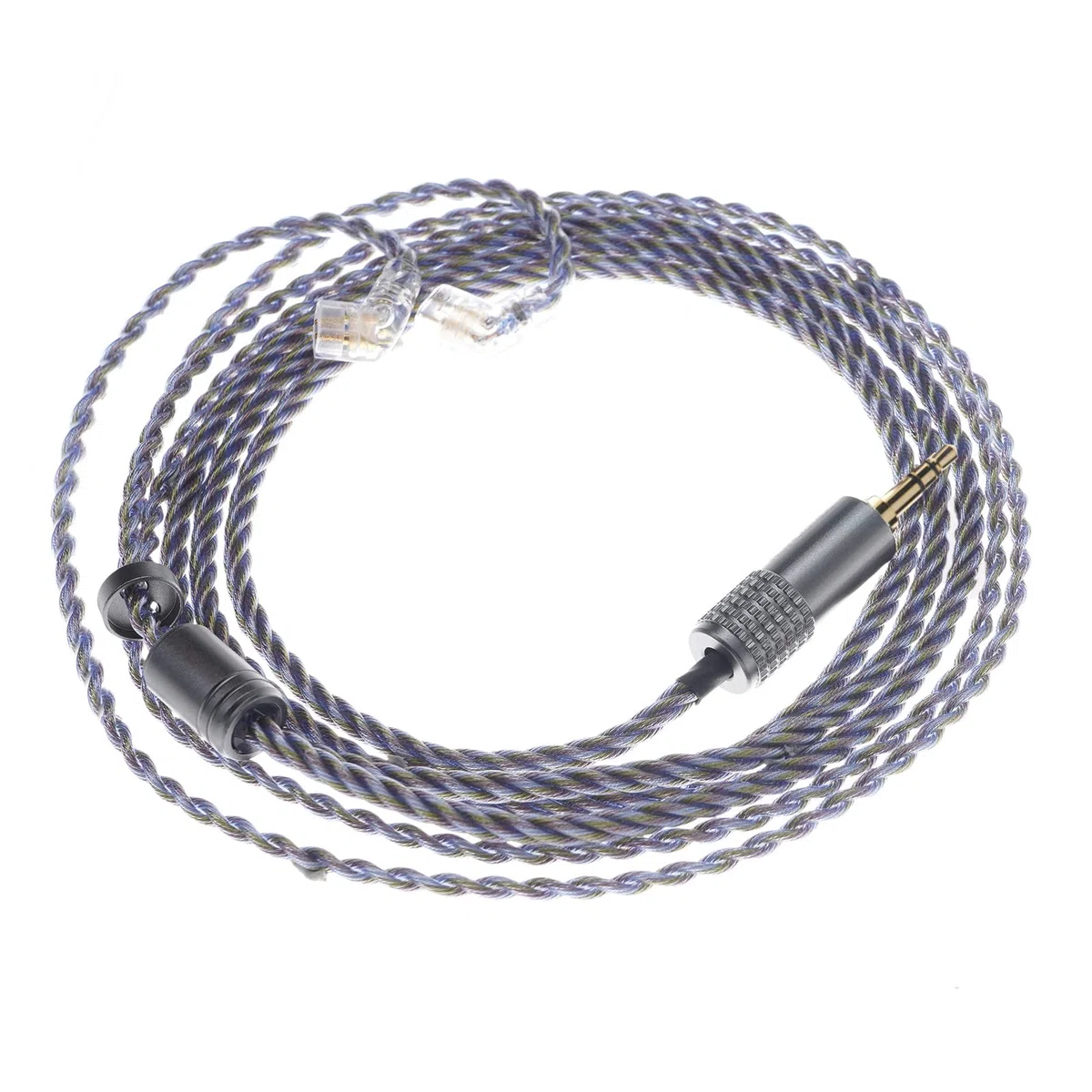 Linsoul Tripowin Zoe - Cable de auriculares mejorado (4 hilos de cobre puro, chapado en oro, cable de Litz 24 AWG, compatible con KZ ZS10 PRO TINHIFI T2 T3 Plus (Recessed 2pin, 3,5 mm, Zoe)