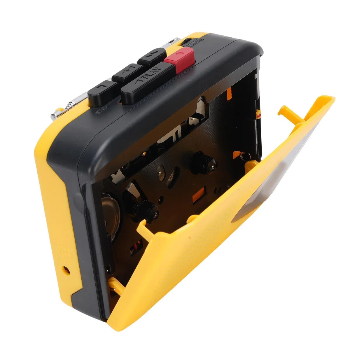 Reproductor de Casete Retro, Grabadora de Casete de Radio Am FM Portátil con Altavoz Incorporado y Conector para Auriculares, para Uso Doméstico Al Aire Libre